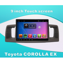 Système Android Car DVD Player GPS pour Toyota Corolla Ex Ecran tactile de 9 pouces